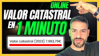 📒Cómo saber el VALOR CATASTRAL de un inmueble 2024 ➡️ Rápido y fácil [upl. by Elocal770]