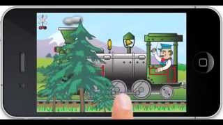 My ABC Train by LoeschWare iPhone Learning Fun for Your Little One [upl. by Aseen]