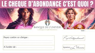 LE CHEQUE DABONDANCE COMMENT LE REMPLIR [upl. by Odravde]