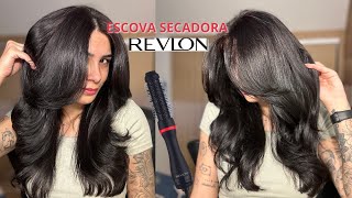 ESCOVANDO O CABELO COM ESCOVA SECADORA ROOT BOOSTER REVLON  Por jessicatthings [upl. by Rayham]