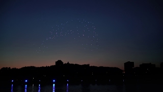 Spaxels over Linz [upl. by Kaiulani]