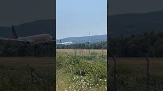 Live Landing Airplane ✈️ Tivat AirPort Montenegro 🇲🇪 [upl. by Fisch]