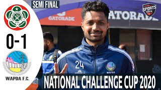 Pakistan Army vs Wapda FC  01  Semi Final  National Challenge Cup 2020  Highlights [upl. by Kinzer781]