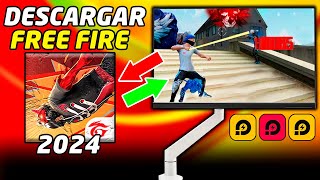 ✅ Como DESCARGAR Free Fire para PC 2024 ▶ ULTIMA VERSION SIN LAG [upl. by Riatsila]