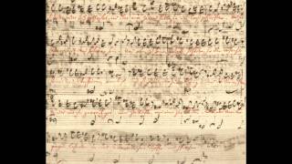 Bach Manuscript  Matthaeus Passion  58 [upl. by Jdavie962]