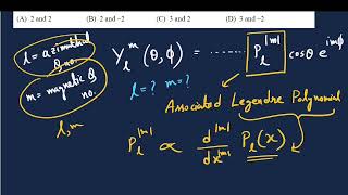 Q78‖ Relation between Angular Part of Wavefunction amp azimuthal l amp magnetic quantum number m [upl. by Clementia]