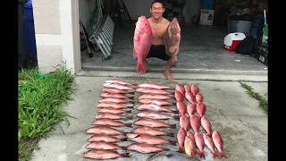 Offshore fishing Red Snapper June 11th 2017 [upl. by Minabe]