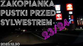 🔴Zakopianka trasa przed Sylwestrem Marzeń TVP 202324 PUSTKI i brak korków na trasie Nie ma śniegu [upl. by Almeria]