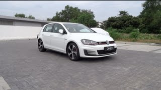 2013 Volkswagen Golf MK7 GTI StartUp and Full Vehicle Tour [upl. by Ekalb890]