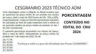 Porcentagem2Cesgranrio2023 [upl. by Illyes]