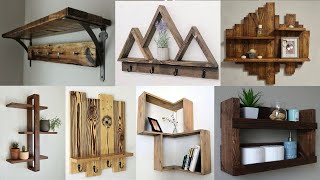 100 Easy DIY Wooden Wall shelves Ideas [upl. by Yerxa]