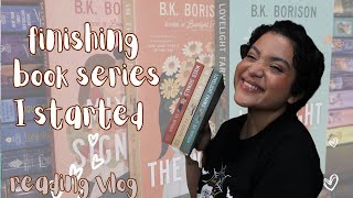 Bookish Tattoo’s amp Finishing My Fav Book Series  Reading Vlog [upl. by Clemente]