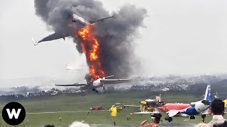 Tragic Most Terrifying Catastrophic Plane Crashes Filmed Seconds Before Disaster  Best Of The Week [upl. by Clementia]