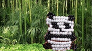 Petit panda en perles de rocaille [upl. by Melvina]