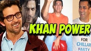 Salman Khan Aamir Khan amp Shahrukh Khan praised by Hrithik Roshan [upl. by Ssew426]