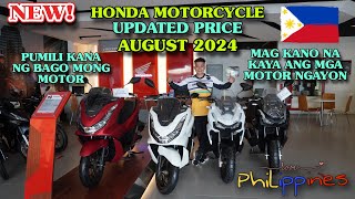 HONDA PRICE UPDATE PHILIPPINES AUGUST 2024 [upl. by Yleak]