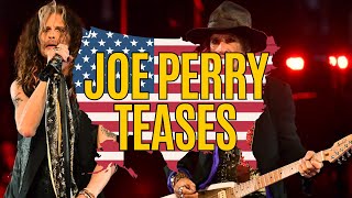 Joe Perry Teases New Aerosmith Music Amidst Steven Tylers Injury and Tour Cancellations [upl. by Nivlen]