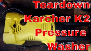 Teardown Karcher K2 Pressure Washer [upl. by Mogerly]