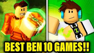 THE BEST ROBLOX BEN 10 GAMES [upl. by Eiten740]