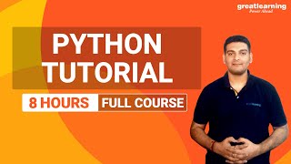 Python Tutorial  Python tutorial for beginners  Learn Python in 8 Hours  Great Learning [upl. by Salta]