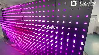 Kinetic DMX LED Tubes  RGB Programmable Tubes wall  Motion Reactive option [upl. by Wawro]