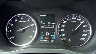 Mitsubishi Outlander 20 MIVEC CVT 150 KM  acceleration 0160 kmh [upl. by Welbie]