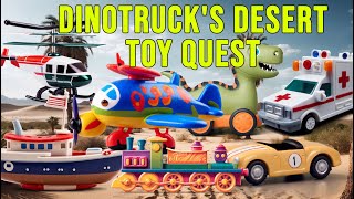 DinoTrucks Desert Toy Quest  Stories For Kids  Stories For Preschoolers storiesforpreschoolers [upl. by Okiam]