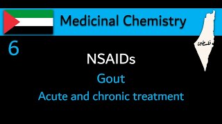 NSAID Analgesics 6 Gout Acute and Chronic treatment Medicinal chemistry بالعربي [upl. by Arihsat561]