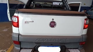 Localização do número do chassi e motor Fiat Strada Adventure CD 20172018 [upl. by Ami591]