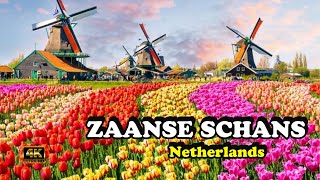 4K  ZAANSE SCHANS  NETHERLANDS  2024 [upl. by Janka]