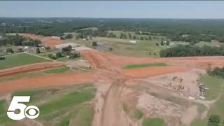 Officials give update on construction of Northern Springdale Bypass [upl. by Stearn]