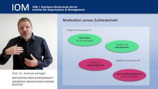 Prof Dr Andreas Aulinger Herzbergs ZweiFaktorenTheorie  Modified Version [upl. by Morvin]