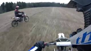 KTM GS 300 vs Husqvarna TE 450 [upl. by Acirret]