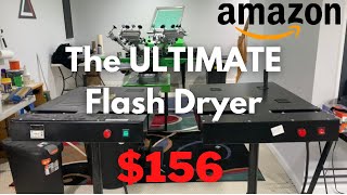 The BEST Screen Printing FLASH Dryer  My 5 Year AMAZON Review [upl. by Pironi868]