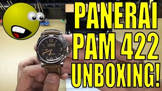 My first Panerai 1950 Luminor Marina 422 PAM00422 UNBOXING [upl. by Eibrab]