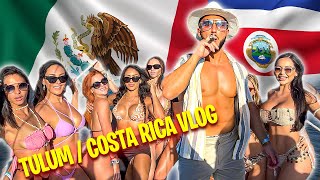 TULUM VLOG Take 2  From Tulum to Costa Rica The Party Continues [upl. by Tufts]