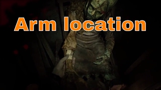 Resident Evil 7 Arm Location in old House 2nd floor Serum Puzzle guide [upl. by Nirre]