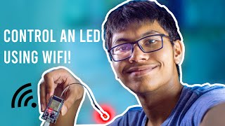 Control an LED using WiFi with ESP32ESP8266 [upl. by Miner802]