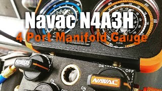 HVAC  Navac N4A3H Manifold Gauge Review [upl. by Dranyl]