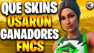 QUE SKINS USARON LOS GANADORES DE LA FNCS TEMPORADA 7 POR REGION 🏆 I Skins más ganadoras y Tryhards [upl. by Daiz770]