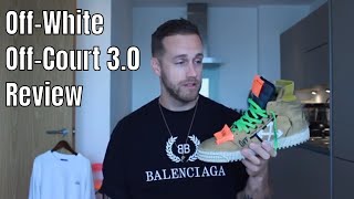 OFFWHITE OffCourt Hightop brown sneaker review  KINGSDOWN ROOTS [upl. by Anedal]