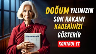 Doğum Yılınızın Son Rakamı Ne Anlama Geliyor ŞOK OLACAKSINIZ ✨Budist Öğretileri [upl. by Cyrillus634]