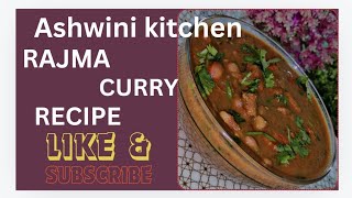 Punjabi style Rajma Curry Recipe 😍Ashwini kitchen [upl. by Eecyal]