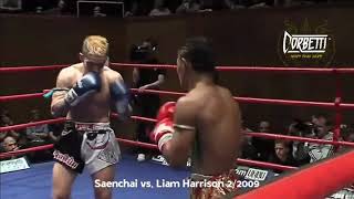 Saenchai vs Liam Harrison first fight highlights [upl. by Irahk547]