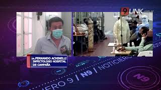 N9 FEDERAL  ACHINELLI  EL HOSPITAL DE CAMPAÑA SE PREPARA PARA LO PEOR  CORRIENTES [upl. by Lerual]