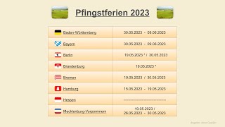 Pfingstferien 2023 [upl. by Sudnak669]