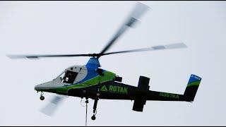 KMAX ROTAK Helicopter Dual Intermeshing Rotor Helicopter Heavy Lifting N357KA [upl. by Lleynad]