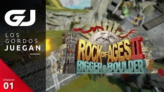 Rock of Ages 2 Los Gordos Juegan  Parte 1  3GB [upl. by Attoynek]