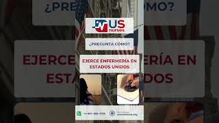 ¿Pregunta cómo Ejerce enfermería en estados unidos [upl. by Sauncho725]