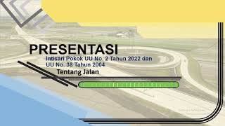 Pasal Pasal Penting Gabungan dari UU No38 Tahun 2004 dan UU No2 Tahun 2022 [upl. by Aicilat]